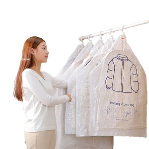 Bolsa de Almacenamiento <span class=keywords><strong>al</strong></span> Vacío Colgante a Prueba de Polvo con Bomba, Material PETPE, <span class=keywords><strong>para</strong></span> Organizar <span class=keywords><strong>Ropa</strong></span> y Chaquetas - Product Image 4