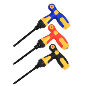T-Type <b>Screwdriver</b> <b>Set</b> Phillips <b>Bit</b> Magnetic Anti-Slip Handle Diy Tools - Product Image 1