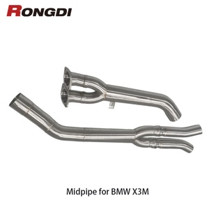 Tubo de Escape Central Individual de Acero Inoxidable 304 para BMW X3M F97 X4M F98 3.0T, Accesorios de Alto Rendimiento con Acabado Cepillado - Product Image 6