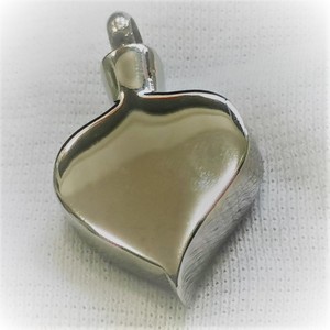 花MOMハート火葬灰記念品ステンレス鋼ママ壷ネックレスペンダントホルダーメモリアルクリスタルローズエナメルラブママ - Product Image 3