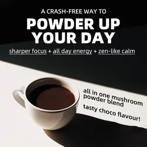 개인 라벨 버섯 커피 제조 버섯 추출물과 커피 인스턴트 유기농-버섯-커피 가루 - Product Image 5