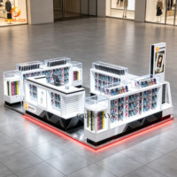 Estantes de Exhibición para Tiendas de Electrónica, Muebles de Diseño para Exhibición de Fundas de Teléfono, Kiosco para Accesorios de Telefonía