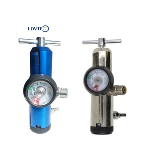 Латунный медицинский регулятор кислорода Lovtec cga870 pin индекс с бутылкой увлажнителя - Product Image 2