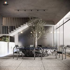 Conception de petite boutique de café de luxe |   Comptoir de bar et vitrines de style unique |   Solutions d'aménagement intérieur haut de gamme pour mini-cafés - Product Image 5
