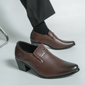 9701 Nuove <span class=keywords><strong>Scarpe</strong></span> Eleganti <span class=keywords><strong>da</strong></span> <span class=keywords><strong>Uomo</strong></span> con Punta Affusolata, Taglie Grandi, <span class=keywords><strong>Scarpe</strong></span> in Pelle con <span class=keywords><strong>Tacco</strong></span> Alto - Product Image 3