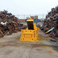 Presse à balles hydraulique pour ferraille, déchets d'aluminium, acier, alliage, haute productivité, entraînement hydraulique/électrique