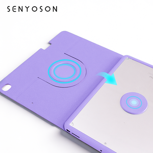 SYX Premium 360 °   Étui Clavier Rotatif pour <span class=keywords><strong>iPad</strong></span> - Protection de Grade <span class=keywords><strong>Militaire</strong></span> avec Clavier Rétroéclairé Rechargeable pour Tous les Modèles d'<span class=keywords><strong>iPad</strong></span> - Product Image 6