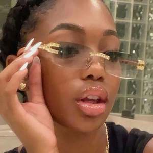 Gafas de Sol de Lujo Vintage 2022 sin Montura, Gafas de Sol con Diamantes para Mujer, Lentes con Protección UV400, Gafas sin Marco - Product Image 3