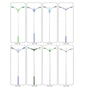 Lecuso của nhà sản xuất 8 M & 12M mạ kẽm LED năng lượng mặt trời chiếu sáng đường phố cực 8 mét 12M chiều cao đèn cực - Product Image 3