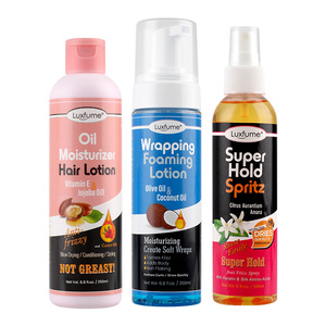 Ensemble de coiffage Triple Soin : Lotion hydratante pour cheveux, mousse coiffante, laque coiffante à tenue forte - Product Image 1
