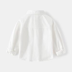 Camisa de Manga Longa em Cor Sólida para Meninos, Versão Casual, Nova Coleção de Outono, Agente de Loja Online, Dropshipping, Camada Base - Product Image 3