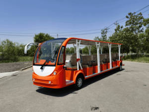 Mini-bus électrique 23 places, navette, bus touristique pour parc à thème, fête, mariage, 28 km/h, autonomie 100 km, couleurs personnalisées LHD RHD - Product Image 4