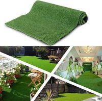 Césped Artificial Económico de 6mm-15mm, Césped de Bajo Costo para Paisajismo Básico, Cobertura de Suelo para Jardín