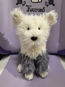 Jouet en peluche Berger de Chine Jc British Evalte avec rembourrage en coton PP et matériaux en coton, cadeau d'anniversaire pour le confort des enfants - Product Image 1