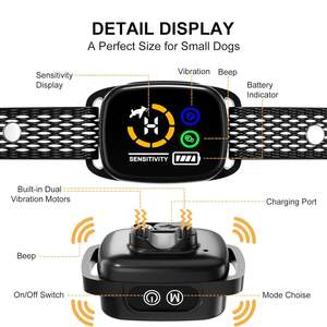 Haustier-Anti-Bellen-Hilfsmittel USB elektrisches Hunde-Training-Halsband Hundestopp-Bellen-Vibrations-Anti-Bellen-Halsband - Product Image 4