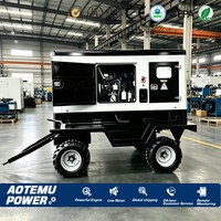 Générateur diesel silencieux sur remorque 800kw 100kw 120kw 180kva 200kva 225kva 250kva 300kva 325kva 350kva 375kva 400kva Triphasé ATS