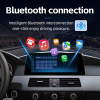 Lecteur multimédia Android 10,25 pouces, processeur octa-core Snapdragon 665, GPS, CarPlay, amplificateur, émetteur FM, BMW Série 5/3 E60/E61/E90/E92