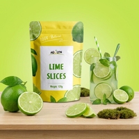 Citron vert déshydraté pour cocktails