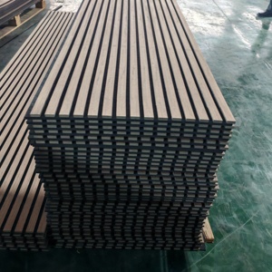 Paneles Acústicos de <span class=keywords><strong>Madera</strong></span> con Revestimiento de Chapa de MDF Perforado, Estilo Listones, <span class=keywords><strong>Precio</strong></span> Razonable de Fábrica Estándar en China - Product Image 2