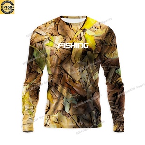 Chemises de pêche pour hommes, camouflage Real Tree personnalisé, UPF 50, anti-UV, légères, camouflage de chasse, chemises de pêche performantes - Product Image 4