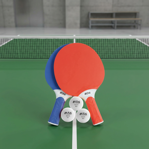 Raquetas de Tenis de Mesa de Goma de Alta Elasticidad, Mango Ultra Agarre, Duraderas, de Larga Duración, Raquetas de Tenis de Mesa con Logotipo Personalizado - Product Image 5