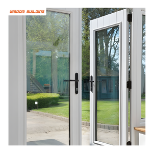 <span class=keywords><strong>Porta</strong></span> <span class=keywords><strong>a</strong></span> Battente in Alluminio con Doppio Vetro, Impermeabile e Insonorizzata, Stile Francese, per Ingresso Principale, Prodotta in Australia - Product Image 1