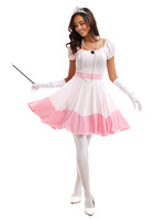 Costume de cosplay de groupe de style jeu vidéo rétro - Combinaison rouge et verte + Ensemble de robe de princesse rose Tenue de jeu de rôle de fête