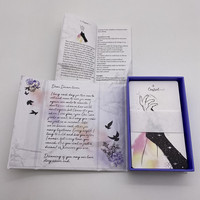 Fabricant de jeux de cartes de tarot/oracle de haute qualité, conception personnalisée, logo sur papier, avec livre explicatif et boîte à couvercle