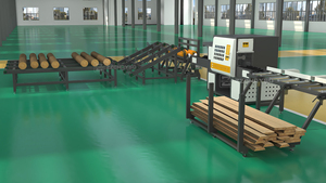 Zzchryso gỗ log balsa/thông/sồi thô chế biến Hội Đồng Quản trị Gỗ đã thấy máy tự động dây chuyền sản xuất 200 ~ 500mm đường kính - Product Image 5