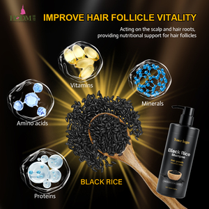 Bán Buôn Gạo Đen Chiết Xuất Giàu Chất Dinh Dưỡng Giữ Ẩm Chống Rụng Tóc Điều Trị Tăng Trưởng Tóc Dầu Gội Cải Thiện Da Đầu Môi Trường - Product Image 3