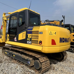 Excavatrice d'occasion Komatsu PC130, 13 tonnes, marque japonaise, faible nombre d'heures, godet d'origine, excavatrice PC130 d'occasion - Product Image 1