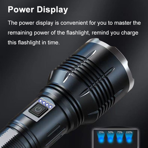 Hợp kim nhôm Đèn pin phản xạ cup 32700 Pin JGP-M77 <span class=keywords><strong>Led</strong></span> Ngoài Trời khẩn cấp <span class=keywords><strong>Torch</strong></span> 6000 lumens siêu sáng ánh sáng đèn flash - Product Image 6