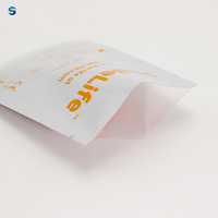 Sachet en aluminium imprimé en gravure, transparent d'un côté, résistant à l'humidité, avec impression personnalisée, pour emballage d'aliments pour animaux de compagnie