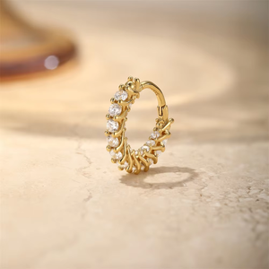 F136 Titan rõ ràng CZ với chuỗi phẳng trở lại Bông tai sụn tai Stud labret ốc xà cừ Helix <span class=keywords><strong>piercing</strong></span> đồ trang sức - Product Image 4