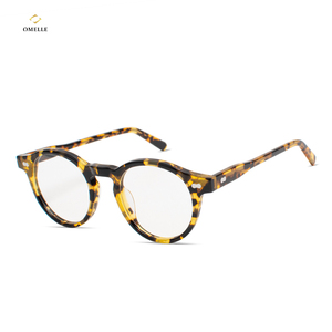 Phong Cách Cũ rùa vàng Acetate quang khung chất lượng cao vòng đọc theo toa kính khung - Product Image 1