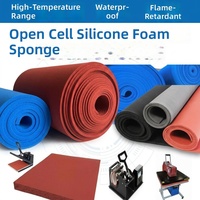 Mousse de caoutchouc silicone à cellules ouvertes de qualité industrielle, idéale comme coussin de remplacement pour presse à chaud avec technologie poreuse brevetée