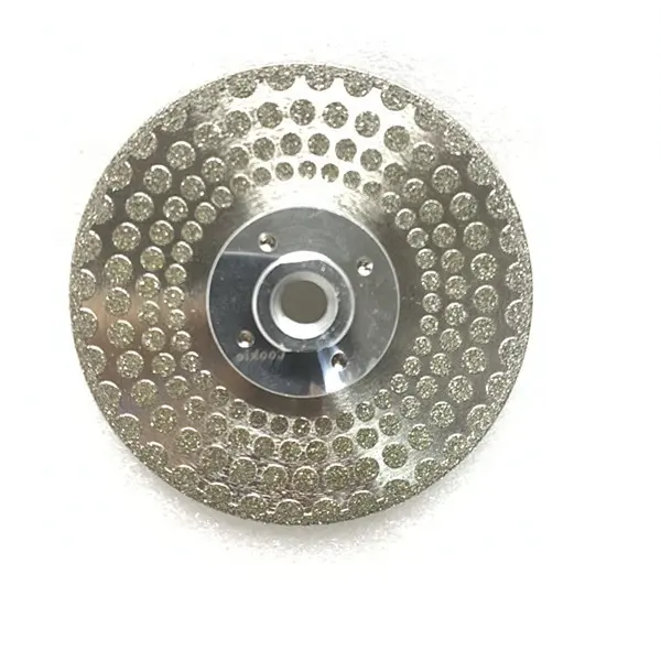 125mm/5 inch Flange Electroplate Diamond Saw Blade with Double Face Coated