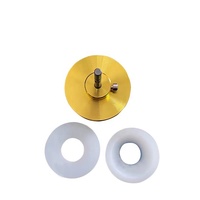 Machines de bouchage de bouteilles personnalisées, têtes de bouchage en aluminium avec insert en caoutchouc