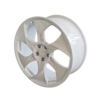 Rines de Aluminio Forjado OEM de 19 Pulgadas, 5 Radios, Color Blanco Brillante, Diseño Nuevo, 5 Birlos, 5*108