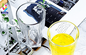 Tasses en verre à Design irrégulier <span class=keywords><strong>personnalisable</strong></span>, haute qualité, prix bon marché, tasse en verre de Soda et citron vert de 285Ml - Product Image 6
