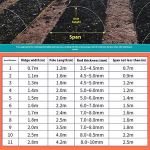 Стеклопластиковый гибкий стержень из армированного стекловолокном пластика для небольших арочных теплиц, кронштейнов для овощных теплиц, строительства из стекловолокна - Product Image 5