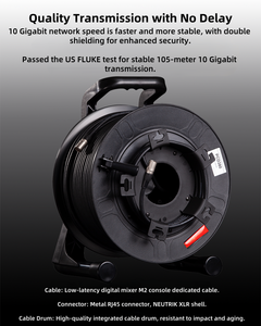 Exterior/Interior 380mm resistente al aceite/agua <span class=keywords><strong>CAT</strong></span> <span class=keywords><strong>6</strong></span> FTP red Cable carrete tambor alambre carrete aceite/resistente al agua Cables de comunicación - Product Image 3