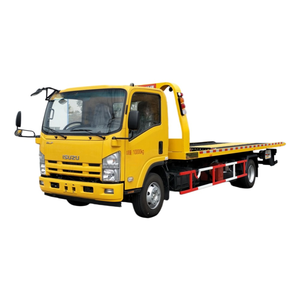 Camion de dépannage léger Isuzu NPR 4x2 Diesel manuel 110 km/h avec plateau pour le sauvetage et la réparation routière - Product Image 1