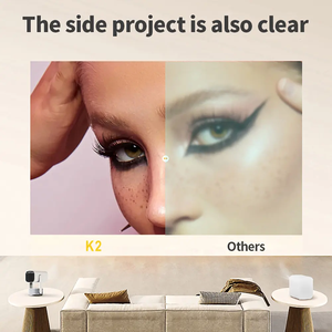 K2 Proyector de vídeo 3D portátil Auto-Focus Keystone Zoom BT Altavoz Android 11 WiFi6 Batería recargable Proyector al aire libre 4K - Product Image 6