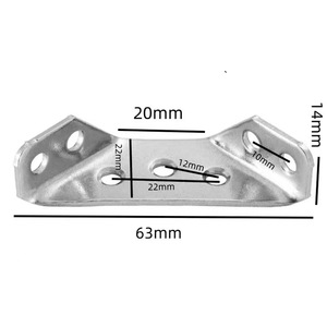 Nouveau support d'angle fixe en acier inoxydable à 90 degrés pour armoire, accessoire de quincaillerie murale, support de fixation durable - Product Image 4
