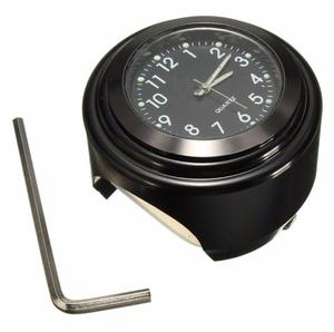 <strong>Motorcycle</strong> Quartz <strong>Clock</strong> 7/8" Waterproof Chrome Bike Handlebar Time Temperature Watch Aluminum Luminous <strong>Clock</strong> - Product Image 4