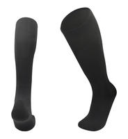 Chaussettes de football longues respirantes antidérapantes absorbant la transpiration avec semelle épaissie effet serviette anti-frottement couleur unie coupe haute pour homme