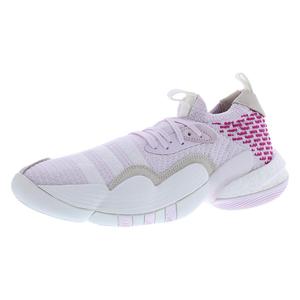 อาดิดาส เอสเอ็ม เทร 2 รองเท้าบาสเก็ตบอลสำหรับทุกเพศสีชมพูสีขาว - Product Image 5