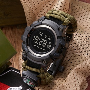 Montre de sport pour homme SHUAIKE, étanche, affichage numérique LED, multifonction, grand cadran, montre électronique, style G, montre pour homme - Product Image 3