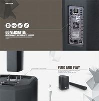 Haut-parleur DJ en plastique fabriqué en Chine Haut-parleur d'équipement Dj